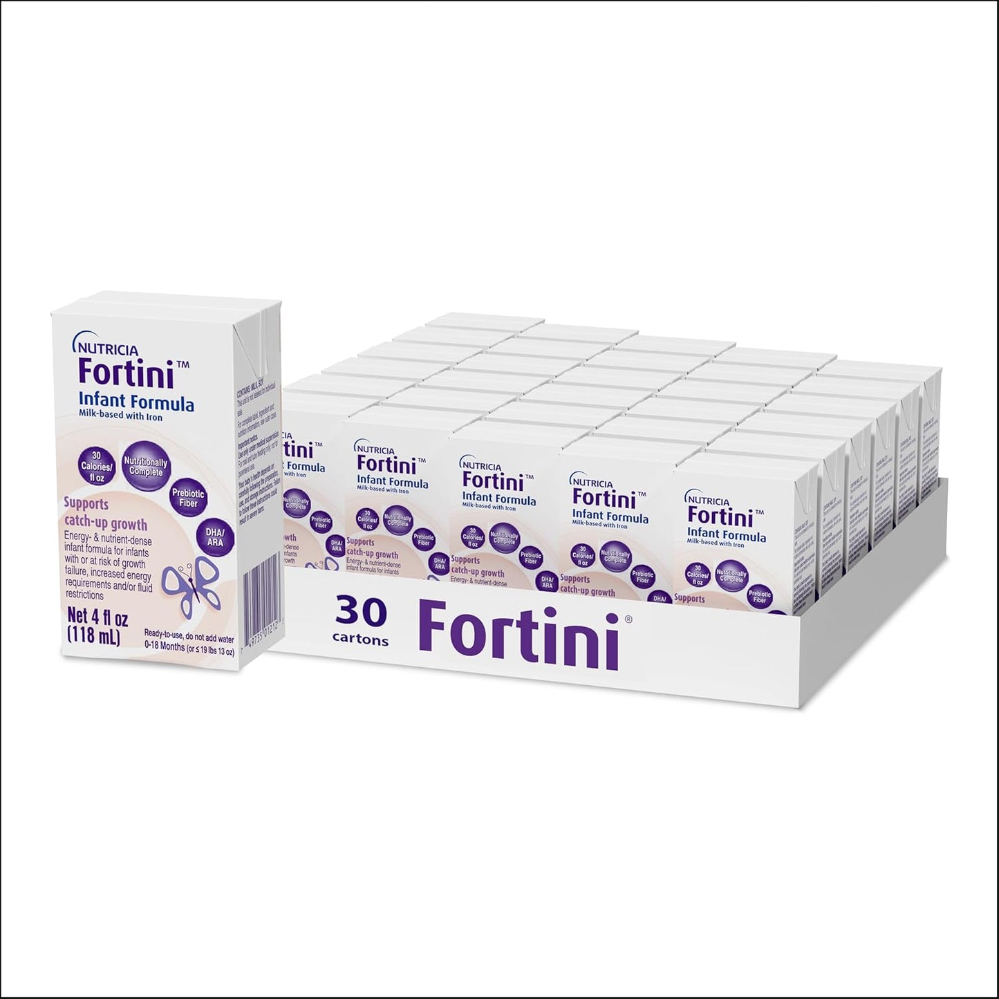 Nutricia Fortini Infant Formula – Energy & Nutrient-Dense (30 kcal/fl oz)