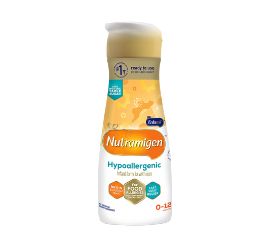 Enfamil Nutramigen Ready to Feed Hypoallergenic Formula 32 fl oz with LGG probiotic cow milk allergy colic relief zero prep