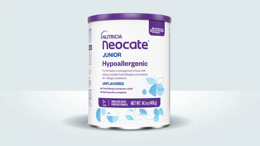 Neocate Junior Hypoallergenic Amino Acid Formula with Prebiotics unflavored for children ages 1 and older food allergies tube feeding